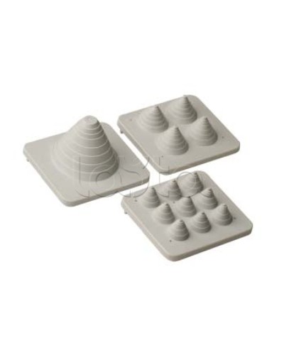 Ввод кабельныймембранный 4х21мм 4 отверстий диаметр 47мм (20 шт/уп) DKC R5MP01 в Махачкале Аксессуары для стоек и шкафов Pintop.ru