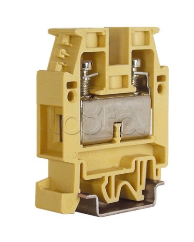 зажим бежевый 16 кв.мм DKC ZCB510 в Махачкале Аксессуары для стоек и шкафов Pintop.ru