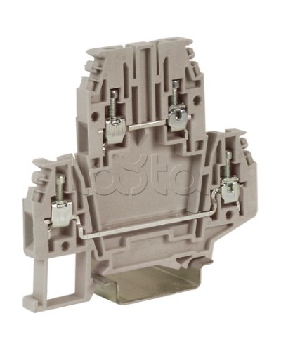 Зажим клеммный проходной 2.5 кв.мм DKC ZDB100GR в Махачкале Клеммные колодки Pintop.ru