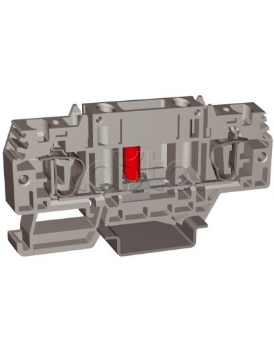 Зажим HSCB.4GR, тестовый с разъединителем, серый , 4 кв.мм DKC ZHB100GR в Махачкале Держатели, клипсы, скобы Pintop.ru