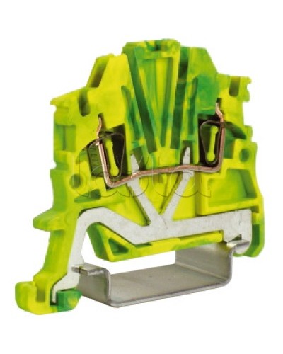 Зажим для заземления, 1,5 кв.мм желто-зеленый DKC ZHT400 в Махачкале Держатели, клипсы, скобы Pintop.ru