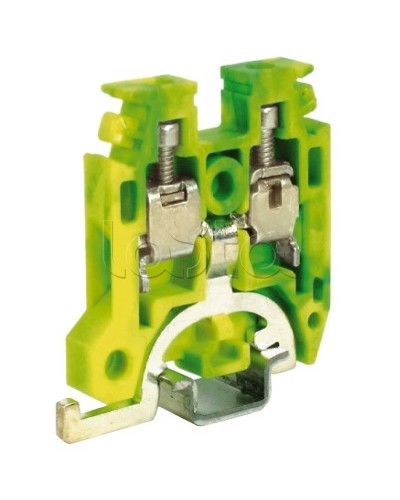 Зажим для заземления желт.зелен 2,5 кв.мм DKC ZTR110 в Махачкале Крепежные изделия Pintop.ru