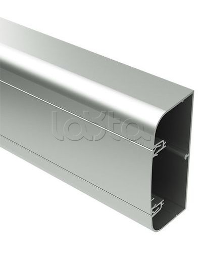 Кабель-канал алюминиевый 90х50 мм (с 1 крышкой), цвет серебристый металлик DKC (09599) в Махачкале Кабель-канал Pintop.ru