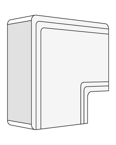 Угол плоский 40x40 NPAN DKC 01738 в Махачкале Аксессуары для кабель-канала Pintop.ru