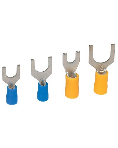 Наконечник вилочный с изолир.фланцем 0,25-1,5 кв.мм 3,5 мм (НВИ) DKC 2A135SP в Махачкале Держатели, клипсы, скобы Pintop.ru