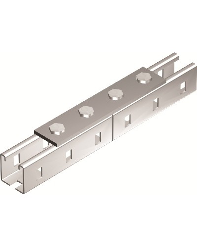 Пластина соединительная, длина 190 мм, 4отв., горячеоцинкованная DKC (BMD1012HDZ) в Махачкале Аксессуары для лотков Pintop.ru