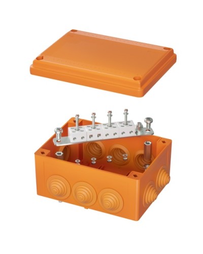 Коробка пластиковая FS с кабельными вводами иклеммниками,IP55,150х110х70мм, 8р, 450V,6A,4мм.кв DKC (FSB21804) в Махачкале Распределительные коробки Pintop.ru