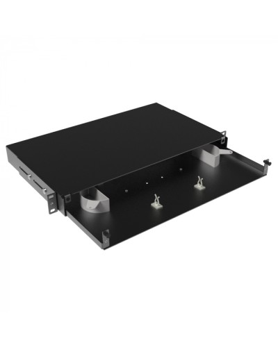 Оптическая полка выдвижная, без лицевой панели, неукомплектованная, 1U,черная DKC RNFPE1U24 в Махачкале Кроссы оптические Pintop.ru