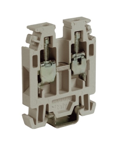 Зажим 2,5 кв.мм серый DKC ZRN500GR в Махачкале Крепежные изделия Pintop.ru