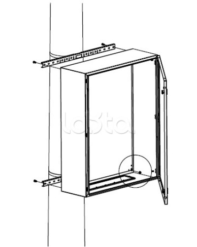 Комплект крепления шкафов DKC (R5FB300) в Махачкале Полки для шкафов и стоек Pintop.ru