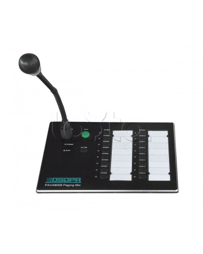 Консоль микрофонная DSPPA PAVA-8008 в Махачкале Система оповещения и трансляции Dsppa Pintop.ru