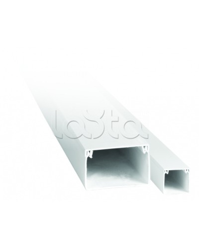 Канал кабельный (100х40) (24 м) белый EKF Basic (kk-100-40-basic) в Махачкале Кабель-канал Pintop.ru