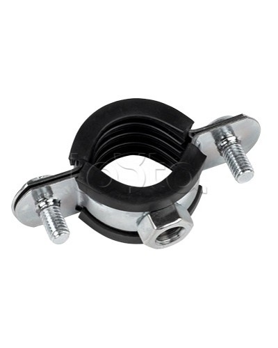 Хомут стальной 1 (32-37 мм), с уплотнителем EKF (hsu1100) в Махачкале Стяжки-хомуты Pintop.ru