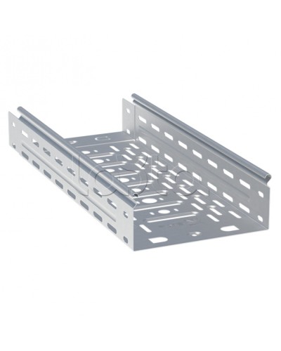 Лоток перфорированный 100х100x2000-0,7 мм EKF (L10010001x2) в Махачкале Кабельные лотки Pintop.ru