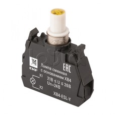 Лампа сменная c основанием XB4 желтая 24В EKF PROxima (XB4-ESL-Y)