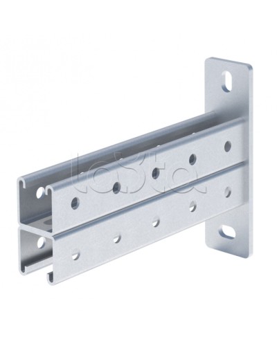 STRUT-консоль двойная 41х41 мм, основание 250 мм HDZ EKF (stkd414125-HDZ) в Махачкале Аксессуары для лотков Pintop.ru