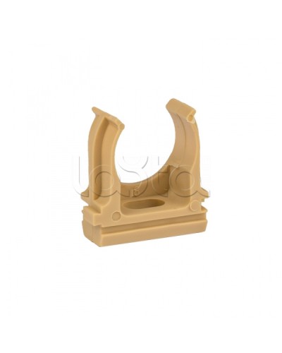 Крепеж-клипса d20 мм (10 шт) светлое дерево EKF-Plast (derj-z-20w) в Махачкале Держатели, клипсы, скобы Pintop.ru