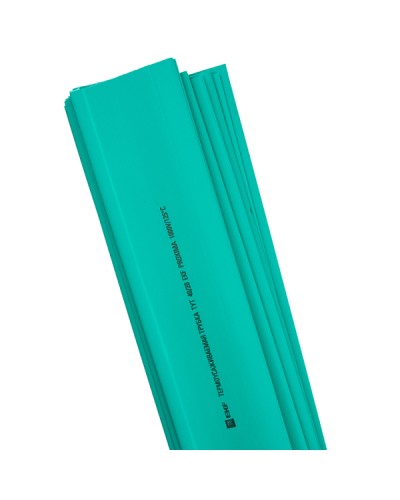 Термоусаживаемая трубка ТУТ нг 25/12,5 зеленая в отрезках по 1м EKF PROxima (tut-25-j-1m) в Махачкале Аксессуары для кабель-канала Pintop.ru