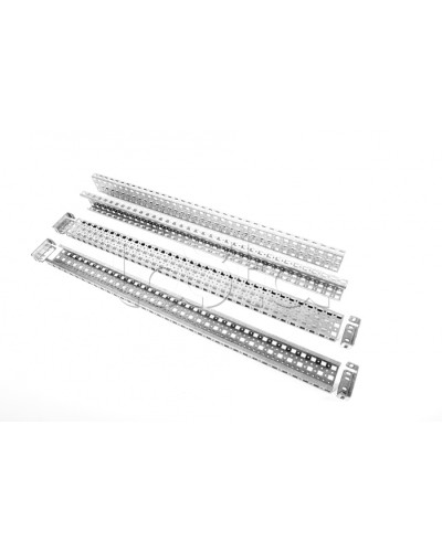 Шина монтажная 23х73 с держателем для шкафов EMS высота/ширина/глубина 500 мм Elbox EMS-RM-73.23.500 в Махачкале Аксессуары для стоек и шкафов Pintop.ru