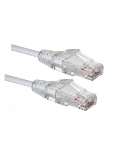 Коммутационный шнур категории 5e SLIM LINE, U/UTP, LSZH, T568B, 2 м, белый Eurolan (21S-U5-02WT) в Махачкале Патчкорды (медные) Pintop.ru