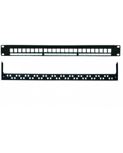 Патч-панель 19”, 1U, 24 порта UTP Eurolan (27B-00-24BL) в Махачкале Патч панель Pintop.ru