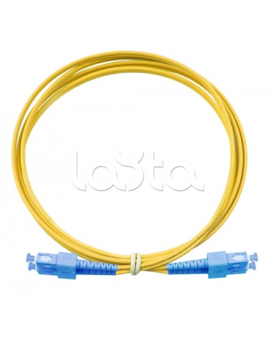 Патч-корд дуплексный 2*9/125 SC-SC, 1м Eurolan (41F-S2-SC-SC-01) в Махачкале Патч-корды и пигтейлы Pintop.ru