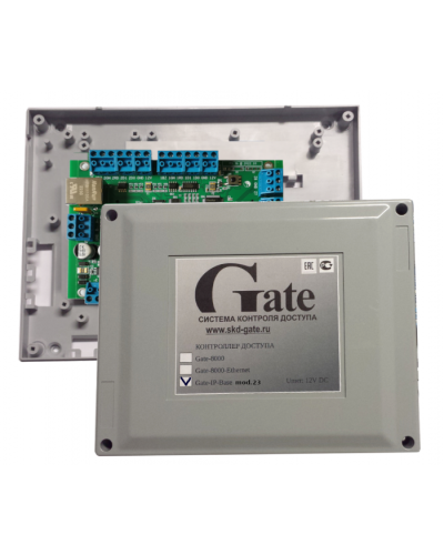 Базовый контроллер СКУД Gate-IP-Base mod.23 в Махачкале Сетевая СКУД - Gate Pintop.ru