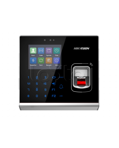Терминал доступа со встроенными считывателями Mifare карт и отпечатков пальцев Hikvision DS-K1T201AMF в Махачкале Считыватели Pintop.ru