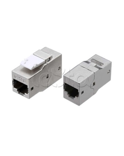 Проходной адаптер Hyperline (CA2-KJ-C6-SH-BK) в Махачкале Проходные адаптеры Pintop.ru