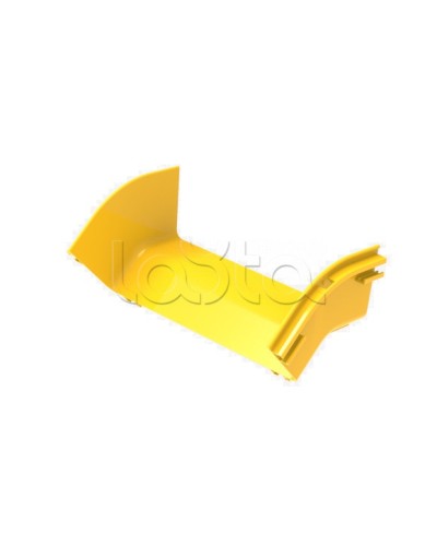 Угол 45° внешний (вниз) для оптического лотка Hyperline FBTR-300-ERS45 в Махачкале Аксессуары для лотков Pintop.ru