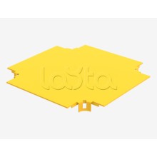 Крышка на ответвитель крестообразный пластиковый оптического лотка Hyperline FBTR-360-CRS-CVR