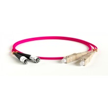 Патч-корд волоконно-оптический Hyperline FC-D2-504-FC/PR-FC/PR-H-15M-LSZH-MG