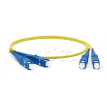 Патч-корд волоконно-оптический одномодовый SM 9/125 (OS2), SC/UPC-SC/UPC, 2.0 мм, duplex, LSZH, 10 м Hyperline FC-D2-9-SC/UR-SC/UR-H-10M