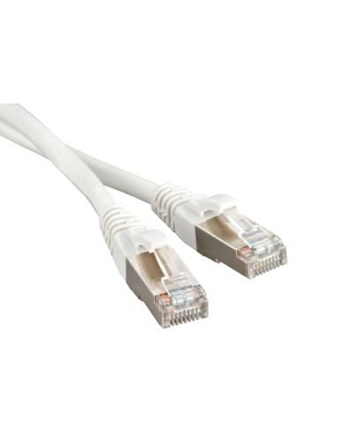 Патч-корд F/UTP Hyperline PC-LPM-STP-RJ45-RJ45-C6-3M-LSZH-WH в Махачкале Патчкорды (медные) Pintop.ru