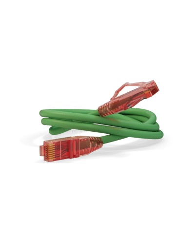 Патч-корд U/UTP Hyperline PC-LPM-UTP-RJ45-RJ45-C5e-0.3M-LSZH-GN в Махачкале Патчкорды (медные) Pintop.ru