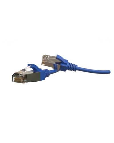 Патч-корд S/FTP Hyperline (PC-LPT-SFTP-RJ45-RJ45-C6-1M-LSZH-BL) в Махачкале Патчкорды (медные) Pintop.ru