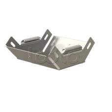 Угол 90° вертикальный внутренний Hyperline RST-VIA90-500-80-0,8-SZ