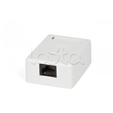 Розетка компьютерная RJ-45(8P8C) Hyperline SB1-2-8P8C-C5e-SH-WH