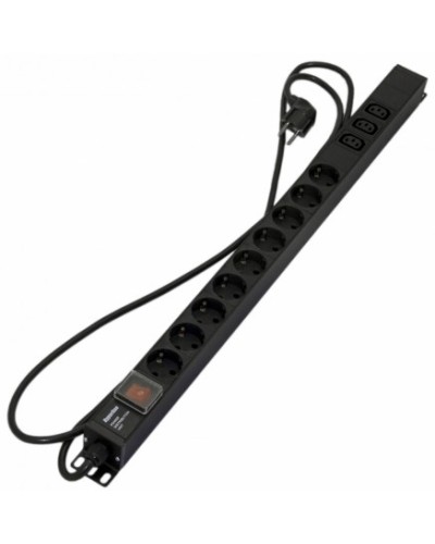 Блок розеток Hyperline SHE-9SH-3IEC-S-2.5EU в Махачкале Блоки розеток Pintop.ru