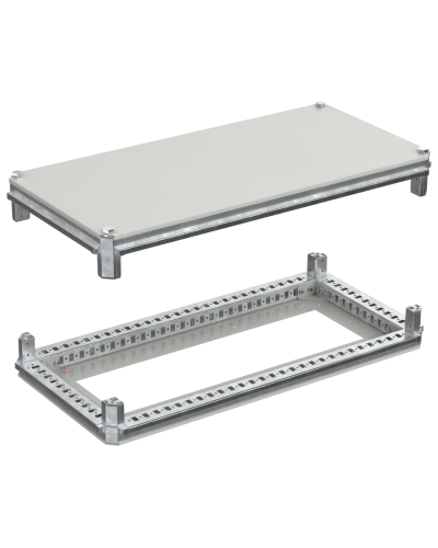 FORMAT Крыша и основание (под фланец) 400х800мм IEK (FO-00-KOF-040-080) в Махачкале Аксессуары для стоек и шкафов Pintop.ru