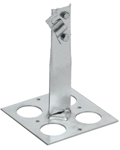 Держатель проводника круглого 6-10мм винтовой IEK (ZDP85-11-6-16-90) в Махачкале Крепеж Pintop.ru