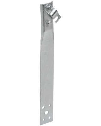 Держатель проводника круглого 6-10мм винтовой прямой h=150мм оцинкованная сталь IEK (ZDP86-11-1-16-150) в Махачкале Крепеж Pintop.ru