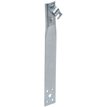 Держатель проводника круглого 6-10мм винтовой прямой h=150мм оцинкованная сталь HDZ IEK (ZDP86-14-1-16-150)