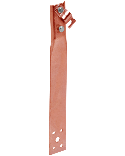 Держатель проводника круглого 6-10мм винтовой прямой h=150мм медь IEK (ZDP86-50-1-16-150) в Махачкале Крепеж Pintop.ru