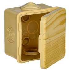 Коробка расп. КМ 65х65х50мм о/к IP54 4 вв. сосна IEK (UKO31-065-065-050-K34-54)