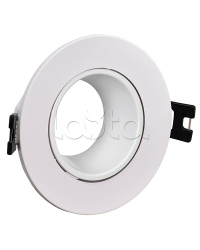 Светильник 4104 встраиваемый MR16 круг пласт. белый IEK (LT-UVB0-4104-GU05-1-K01) в Махачкале Светильники Pintop.ru