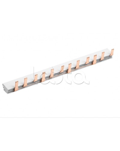 Шина соединительная типа PIN (12 штырей) 3Р 63А (22см) IEK (YNS21-3-063-22-12) в Махачкале Клеммные колодки Pintop.ru