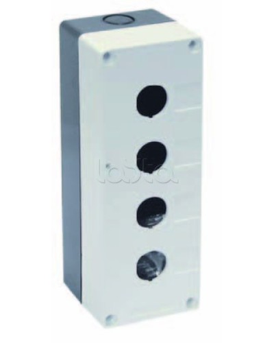 Корпус КП104 для кнопок 4 места белый IEK BKP10-4-K01 в Махачкале Аксессуары для кабель-канала Pintop.ru