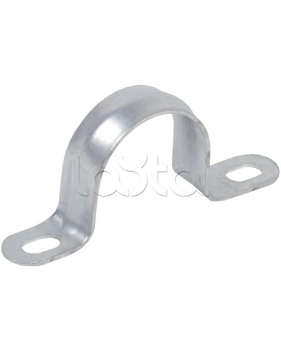 Скоба двухлапковая d31-32 IEK CMAT11-31-100 в Махачкале Держатели, клипсы, скобы Pintop.ru