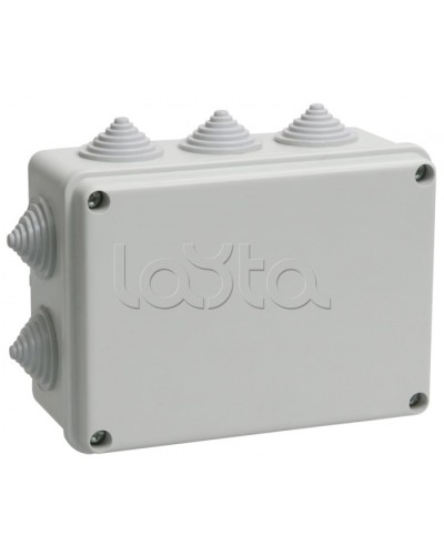 Коробка КМ41242 распаячная для о/п (RAL7035, 10 гермовводов) IEK UKO10-150-110-070-K41-55 в Махачкале Распределительные коробки Pintop.ru